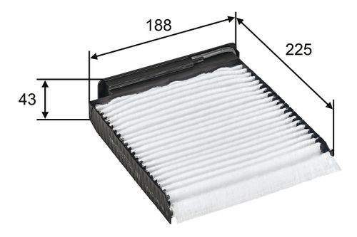 Image du produit pour Filtre, air de l'habitacle CLIMFILTER COMFORT
