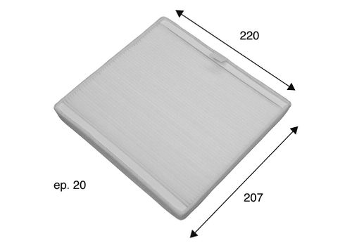 Image du produit pour Filtre, air de l'habitacle CLIMFILTER COMFORT