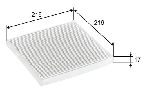 Image du produit pour Filtre, air de l'habitacle CLIMFILTER COMFORT