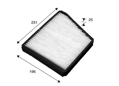 Image du produit pour Filtre, air de l'habitacle CLIMFILTER COMFORT