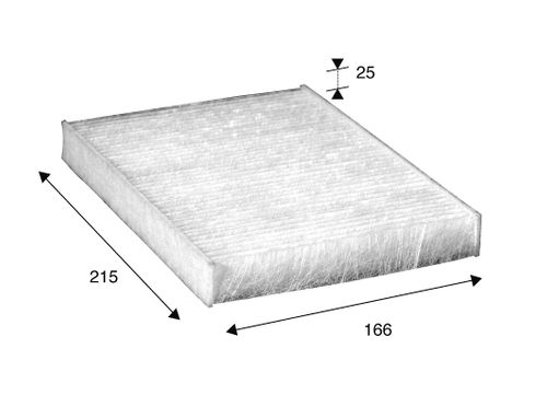 Image du produit pour Filtre, air de l'habitacle CLIMFILTER COMFORT