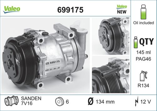 Image du produit pour Compresseur, climatisation NEW ORIGINAL PART