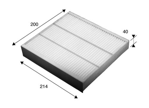 Image du produit pour Filtre, air de l'habitacle CLIMFILTER COMFORT