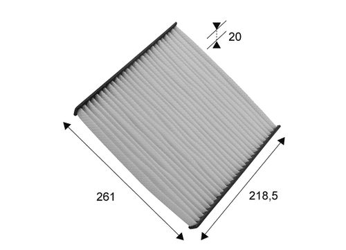 Image du produit pour Filtre, air de l'habitacle CLIMFILTER COMFORT