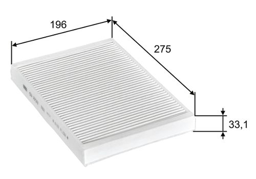 Image du produit pour Filtre, air de l'habitacle CLIMFILTER COMFORT