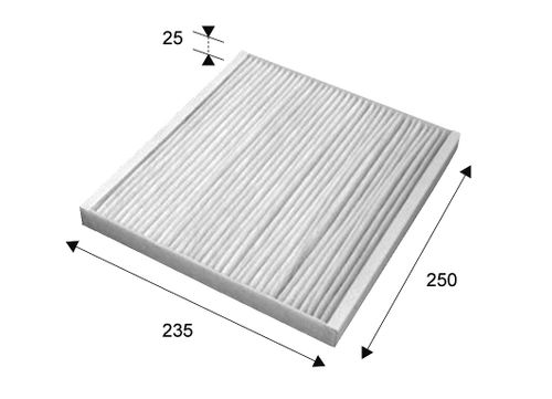 Image du produit pour Filtre, air de l'habitacle CLIMFILTER COMFORT