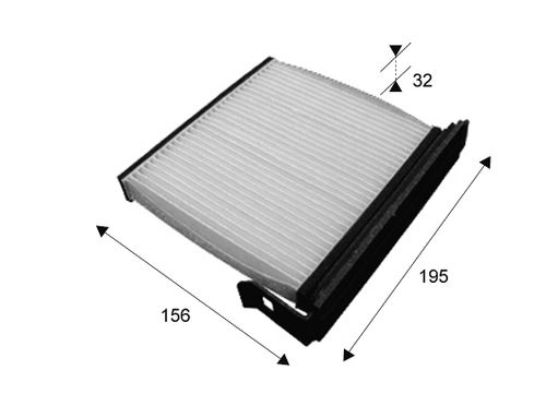 Image du produit pour Filtre, air de l'habitacle CLIMFILTER COMFORT