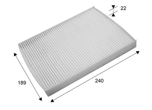 Image du produit pour Filtre, air de l'habitacle CLIMFILTER COMFORT