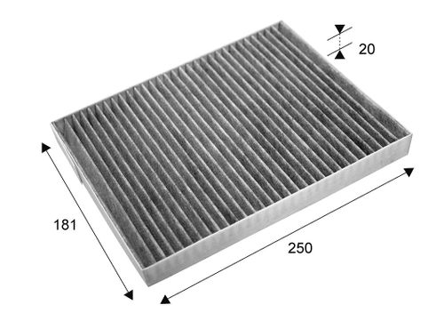 Image du produit pour Filtre, air de l'habitacle CLIMFILTER PROTECT
