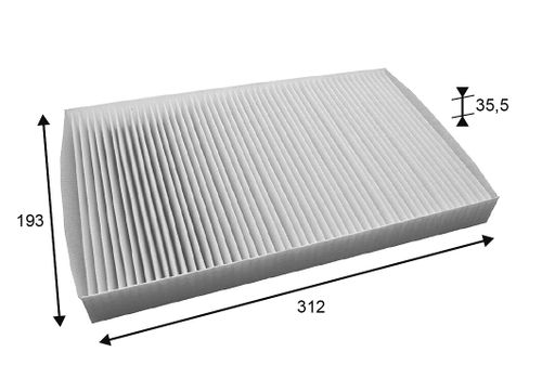 Image du produit pour Filtre, air de l'habitacle CLIMFILTER COMFORT