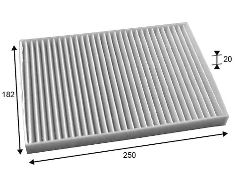 Image du produit pour Filtre, air de l'habitacle CLIMFILTER COMFORT