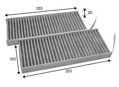 Image du produit pour Filtre, air de l'habitacle CLIMFILTER PROTECT