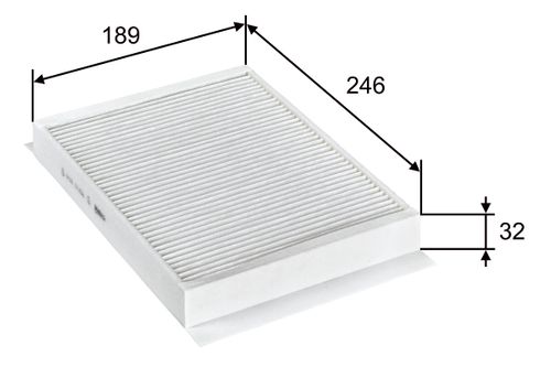 Image du produit pour Filtre, air de l'habitacle CLIMFILTER COMFORT