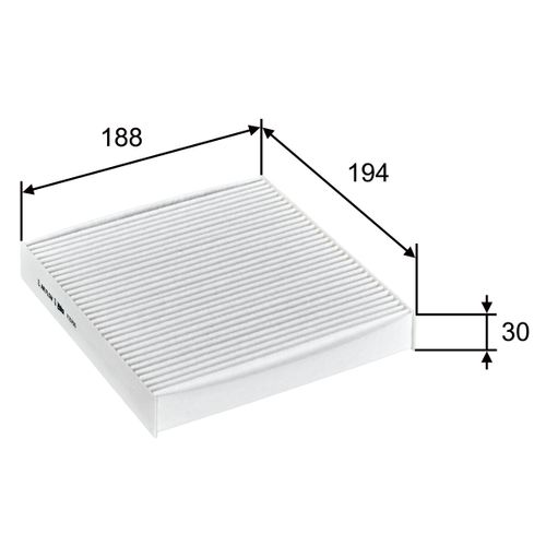 Image du produit pour Filtre, air de l'habitacle CLIMFILTER COMFORT