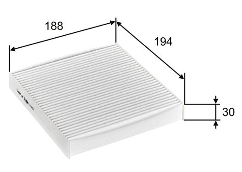 Image du produit pour Filtre, air de l'habitacle CLIMFILTER COMFORT