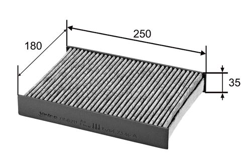 Image du produit pour Filtre, air de l'habitacle CLIMFILTER PROTECT