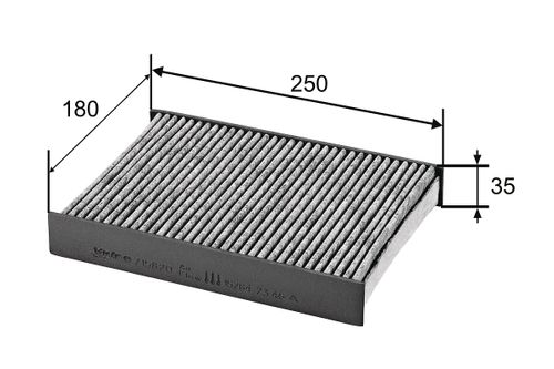Image du produit pour Filtre, air de l'habitacle CLIMFILTER PROTECT
