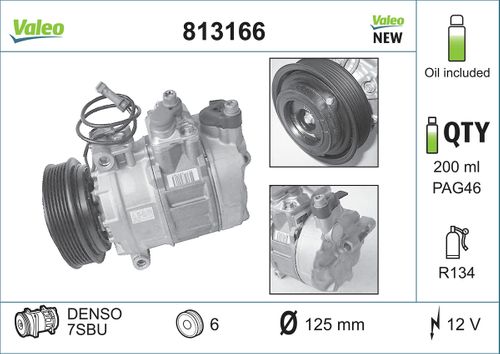 Image du produit pour Compresseur, climatisation NEW ORIGINAL PART