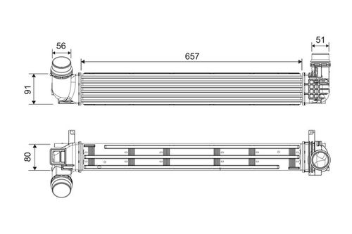 Image du produit pour Intercooler, échangeur