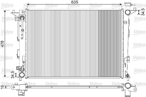 Image du produit pour Radiateur, refroidissement du moteur