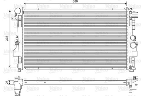 Image du produit pour Radiateur, refroidissement du moteur