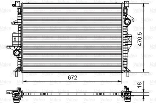 Image du produit pour Radiateur, refroidissement du moteur