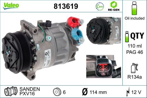Image du produit pour Compresseur, climatisation ECHANGE STANDARD