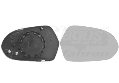 Verre de rétroviseur, rétroviseur extérieur * HAGUS * | VAN WEZEL