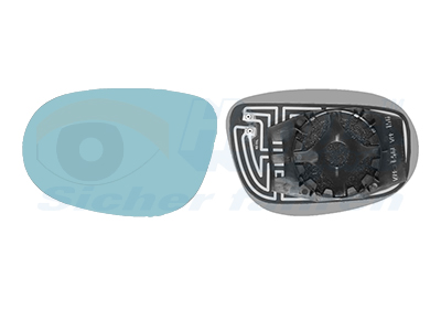 Verre de rétroviseur, rétroviseur extérieur * HAGUS * | VAN WEZEL