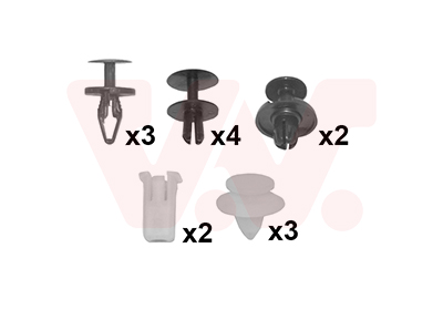 Kit de montage, aile | VAN WEZEL