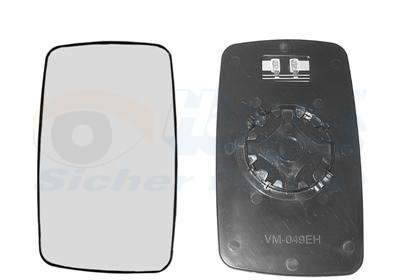 Verre de rétroviseur, rétroviseur extérieur * HAGUS * | VAN WEZEL