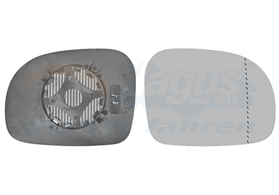 Verre de rétroviseur, rétroviseur extérieur * HAGUS * | VAN WEZEL