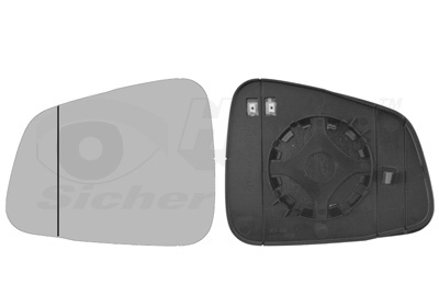 Verre de rétroviseur, rétroviseur extérieur * HAGUS * | VAN WEZEL