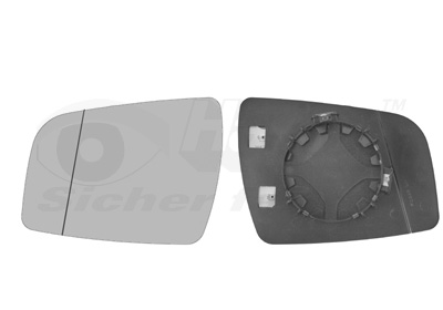 Verre de rétroviseur, rétroviseur extérieur * HAGUS * | VAN WEZEL