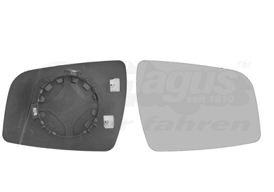 Verre de rétroviseur, rétroviseur extérieur * HAGUS * | VAN WEZEL