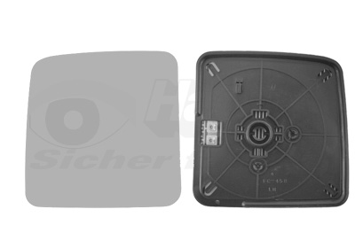 Verre de rétroviseur, rétroviseur extérieur * HAGUS * | VAN WEZEL