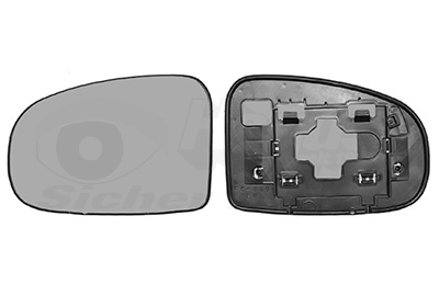 Verre de rétroviseur, rétroviseur extérieur * HAGUS * | VAN WEZEL