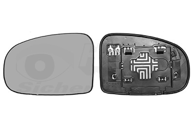 Verre de rétroviseur, rétroviseur extérieur * HAGUS * | VAN WEZEL