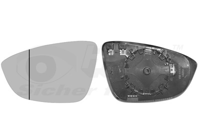 Verre de rétroviseur, rétroviseur extérieur * HAGUS * | VAN WEZEL