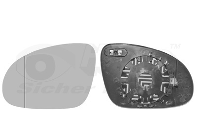 Verre de rétroviseur, rétroviseur extérieur * HAGUS * | VAN WEZEL