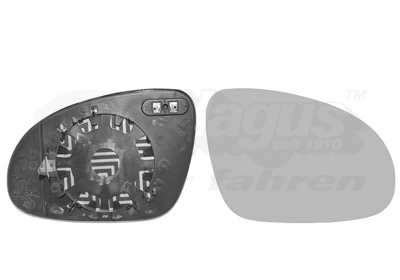 Verre de rétroviseur, rétroviseur extérieur * HAGUS * | VAN WEZEL