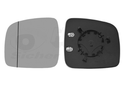 Verre de rétroviseur, rétroviseur extérieur * HAGUS * | VAN WEZEL