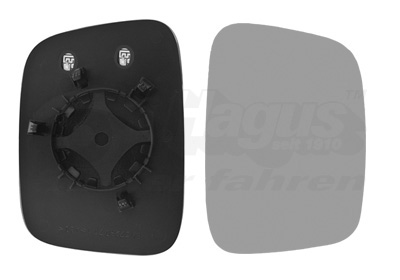 Verre de rétroviseur, rétroviseur extérieur * HAGUS * | VAN WEZEL