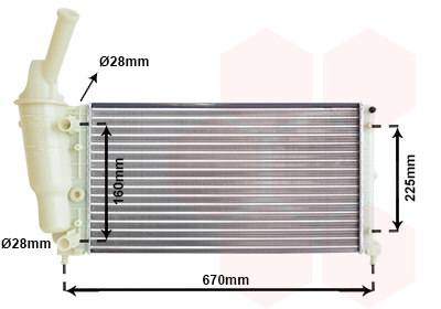 Radiateur, refroidissement du moteur | VAN WEZEL