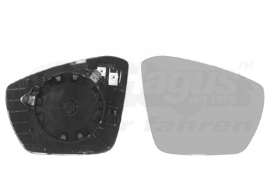 Verre de rétroviseur, rétroviseur extérieur * HAGUS * | VAN WEZEL