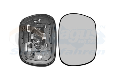 Verre de rétroviseur, rétroviseur extérieur * HAGUS * | VAN WEZEL