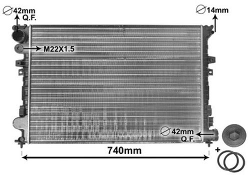 Image du produit pour Radiateur, refroidissement du moteur