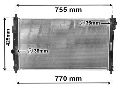 Image du produit pour Radiateur, refroidissement du moteur