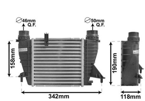 Image du produit pour Intercooler, échangeur