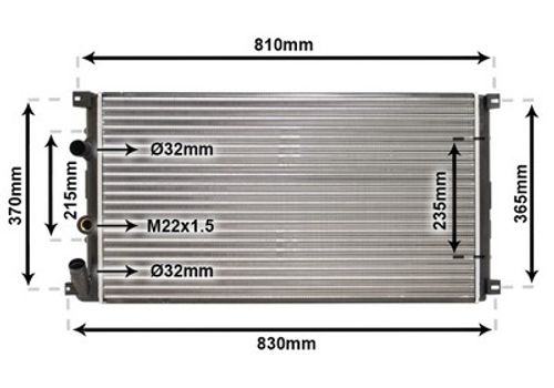 Image du produit pour Radiateur, refroidissement du moteur